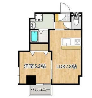 エルミタージュ長田【5階】の間取り