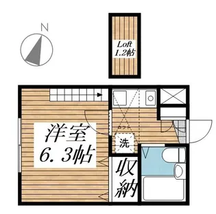 ベルトピア熊谷7【1階】の間取り