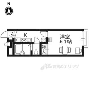 レオパレスZIOUNTRES【1階】の間取り