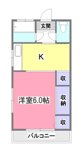 コーポN【2階】の間取り