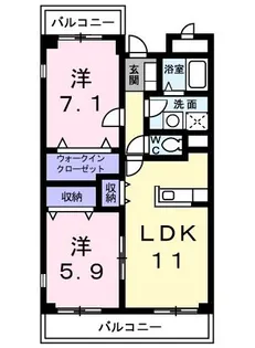 プラムガーデン【3階】の間取り