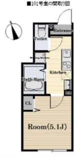 The Residence Nerima【1階】の間取り