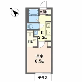 パストラーレ今伊勢【1階】の間取り