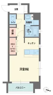 ヴィラマール雨宮【5階】の間取り