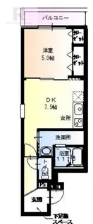 フジパレス中宮III番館【1階】の間取り