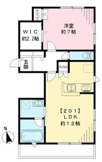 モーディッシュTwo【2階】の間取り