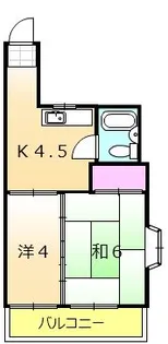 メゾン中央林間・I【1階】の間取り