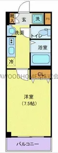 シャトール田口金沢八景【4階】の間取り