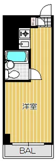 五反田ダイヤモンドマンション【12階】の間取り