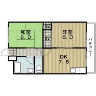 パステルハイム【4階】の間取り