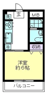 メゾンマリミエ【3階】の間取り