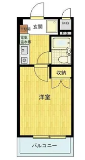 フェリース大美野【2階】の間取り