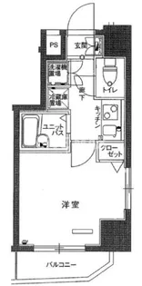 スカイコート両国弐番館【3階】の間取り