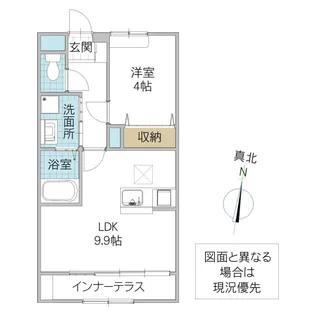 infield D【1階】の間取り