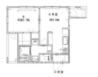 ジョイフル佃野町【2階】の間取り