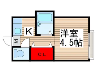 松戸荘【1階】の間取り