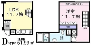 アリス・マナーガーデン銀座ウォーク【5階】の間取り