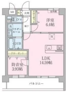 La casa dolce【3階】の間取り
