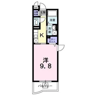 ハイマウントII A【1階】の間取り