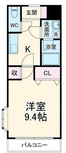 グリーンコートII【1階】の間取り