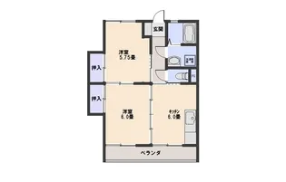 サンライズマンション【1階】の間取り