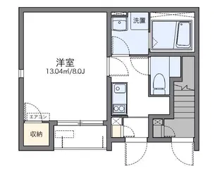 レオネクストライン リファール【1階】の間取り