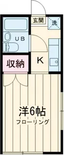 ウイローアパートメントハウス【2階】の間取り