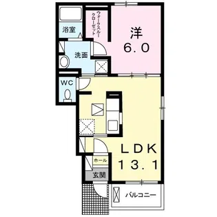 グラン メゾン高萩I【1階】の間取り