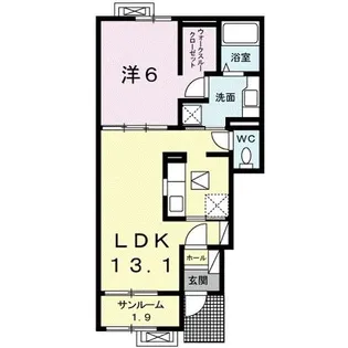 プリムラ【1階】の間取り