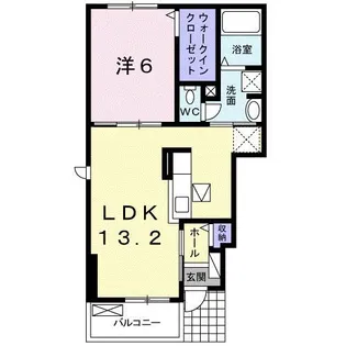 グランシャリオ III【1階】の間取り