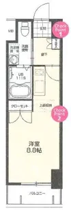 No.72 HARBOR EAST TOWER【5階】の間取り