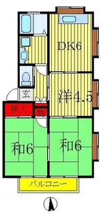 ハイムリンデンバウム【1階】の間取り