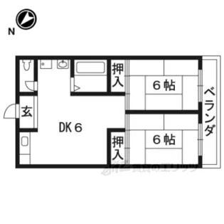 ドリームハイツA棟【1階】の間取り
