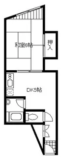 第二稲毛マンション【3階】の間取り