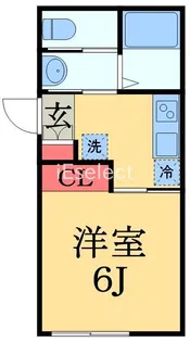 アクシス佐倉【1階】の間取り