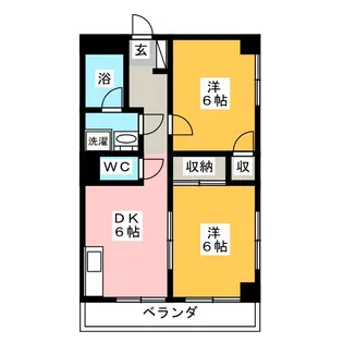第3マルモビル【2階】の間取り