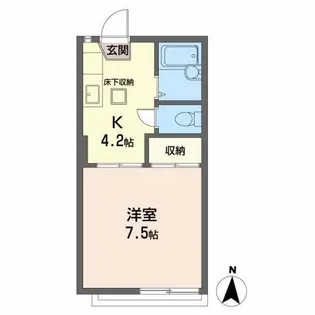 さくらコーポ【2階】の間取り