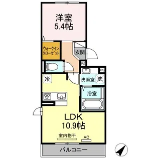 エスポワール松橋【3階】の間取り