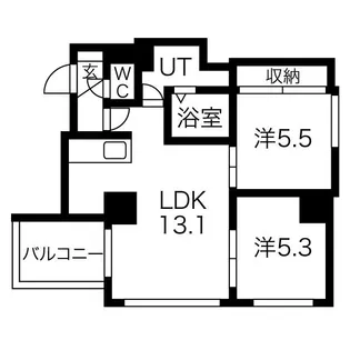 VIOLETTA【3階】の間取り