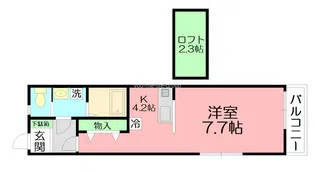 アンバーレジデンス【1階】の間取り