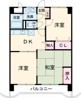 レジデンス吉村【5階】の間取り