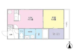 ラ・ビスタ石神井公園【1階】の間取り