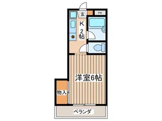 メゾネ湘南【2階】の間取り