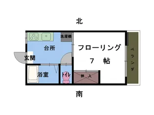 アトレイユB【1階】の間取り