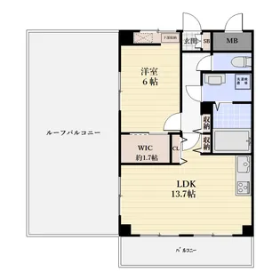ING-K3【4階】の間取り
