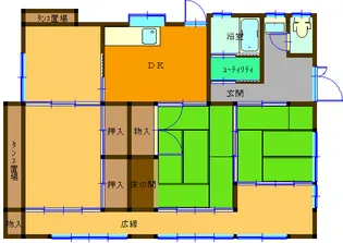 鹿児島県鹿児島市吉野町【一戸建】の間取り