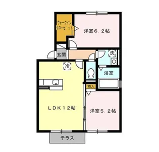 シャローム【2階】の間取り