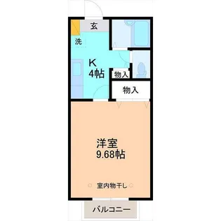 ルフラン8【1階】の間取り