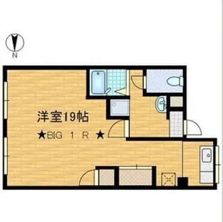 花園マンション【3階】の間取り