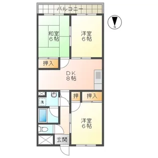 長崎県長崎市上戸町3【マンション】の間取り